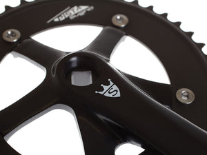 Sugino Pista Crankset - Black