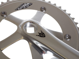 Sugino Pista Crankset - Silver