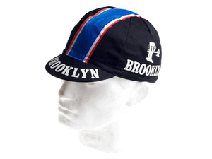 Vintage Cycling Cap - Brooklyn Black