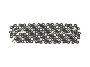Izumi Jet Black Track Chain - Silver
