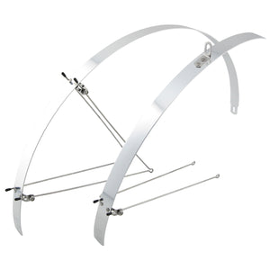 Contec Aluminium Flat Fender - Silver