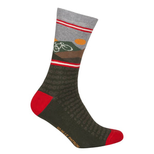 Moutain Army Green Bicycle Socks